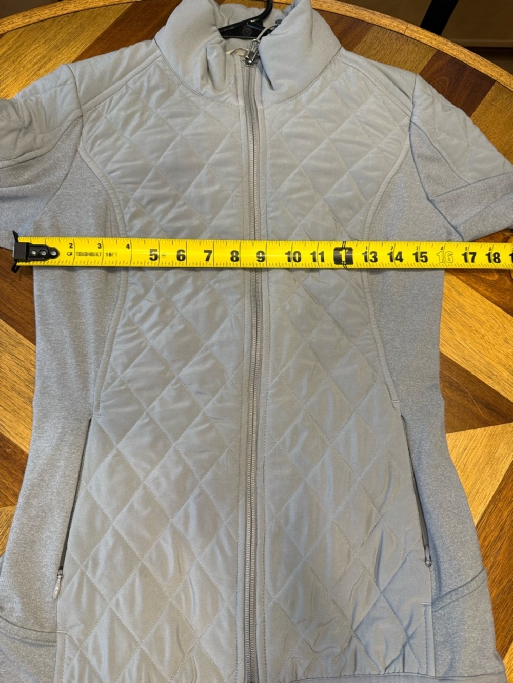 Athleta Grey Quilted Full-Zip Active Quilted Jacket - Picture 7 of 8